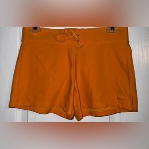 NIKE EUC vintage Orange Lounge SHORTS